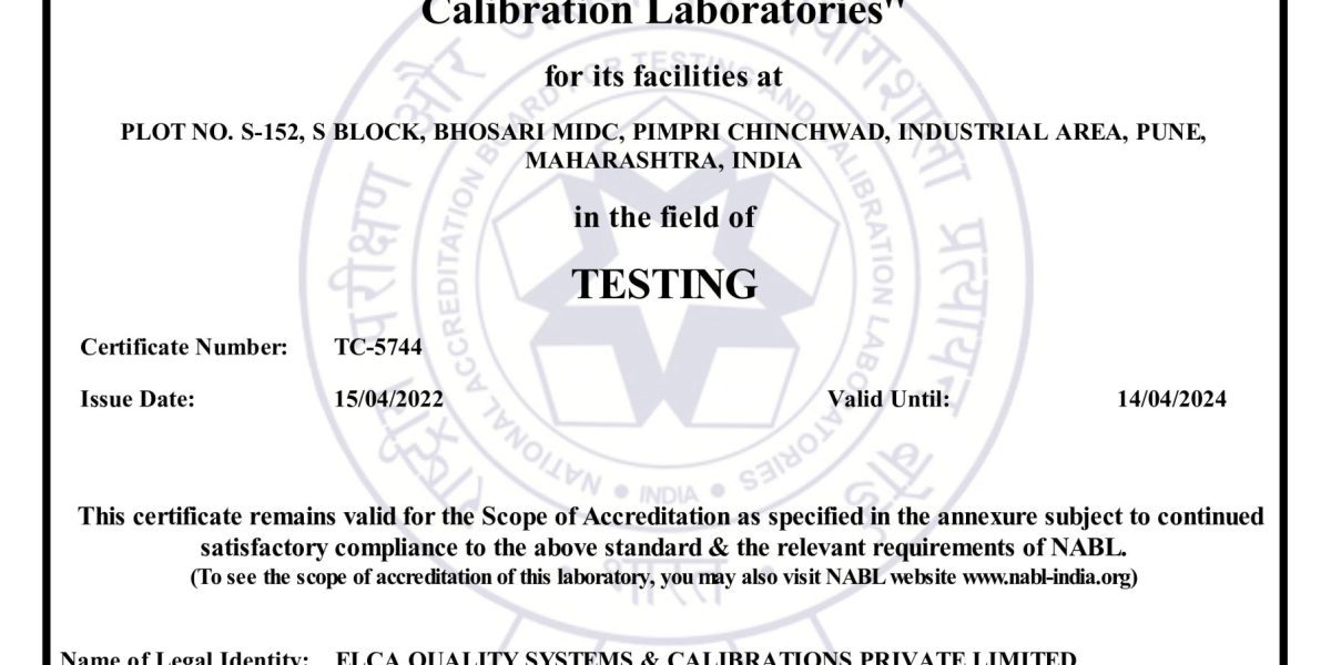 nabl accreditation certificate pune